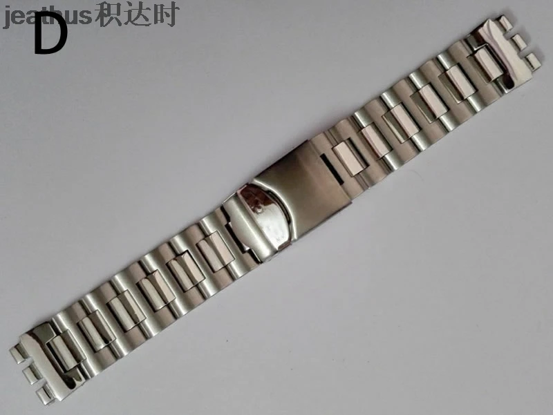Jeathus Ремешки для наручных часов Замена для swatch стальной ремень ycs410gx 438 511 19 мм нержавеющая сталь Ремешок ирония человек браслет часы