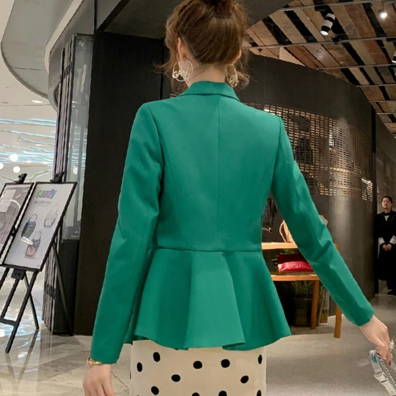Chaquetas mujer осенняя куртка с длинным рукавом Женская Офисная Женская куртка 5022 80