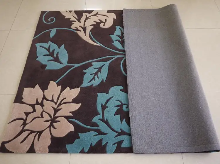 Коврик салонный пасторальный акриловый с цветами ручная работа ковры и коврики