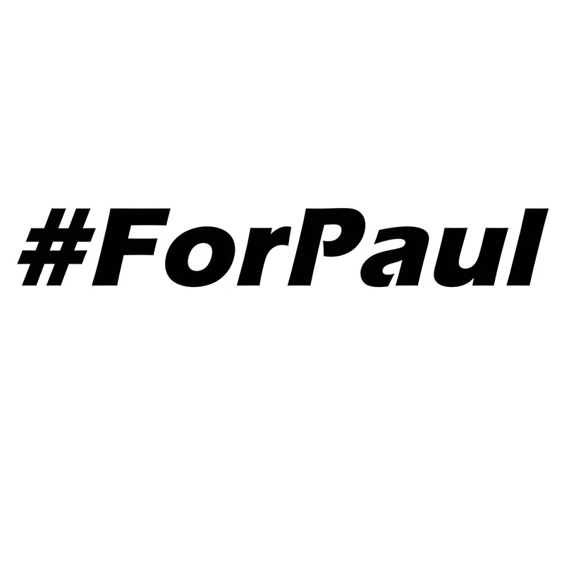 12 7 см * 1 9 для виниловых стикеров Paul Wolaker Fast And Furious Стайлинг автомобиля стикер