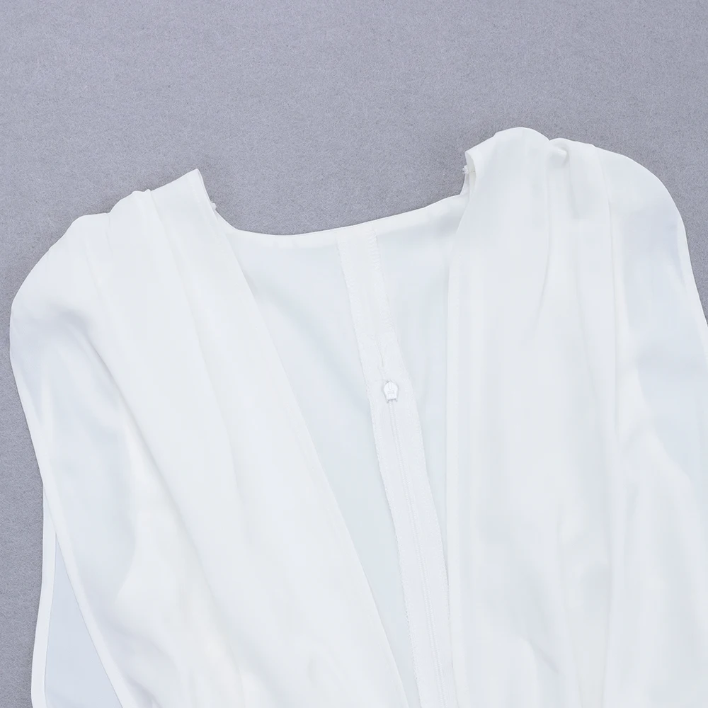 

New Sleeveless White Solid Deep V Neck Fashion Women Sexy Summer Jumpsuit 2019 Hotest Casual Clubwear Wholesale Dropshipping