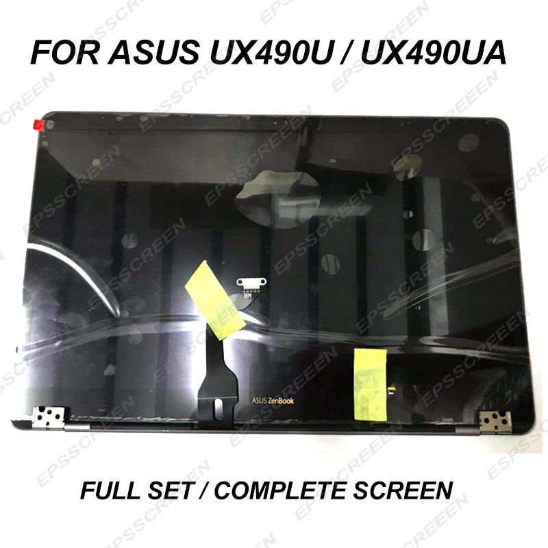 Новинка полный комплект FHD 14 0 дюйма экран для ASUS ZenBook 3 Deluxe UX490UA UX490U цветной голубой