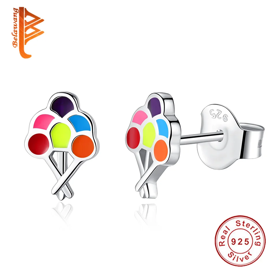 Женские серьги гвоздики из серебра 100% пробы с рисунком|stud earrings|stud earrings for womenearrings