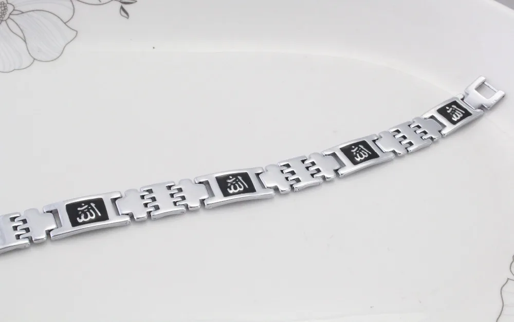 Браслеты мусульманские для мужчин и женщин браслеты из нержавеющей стали