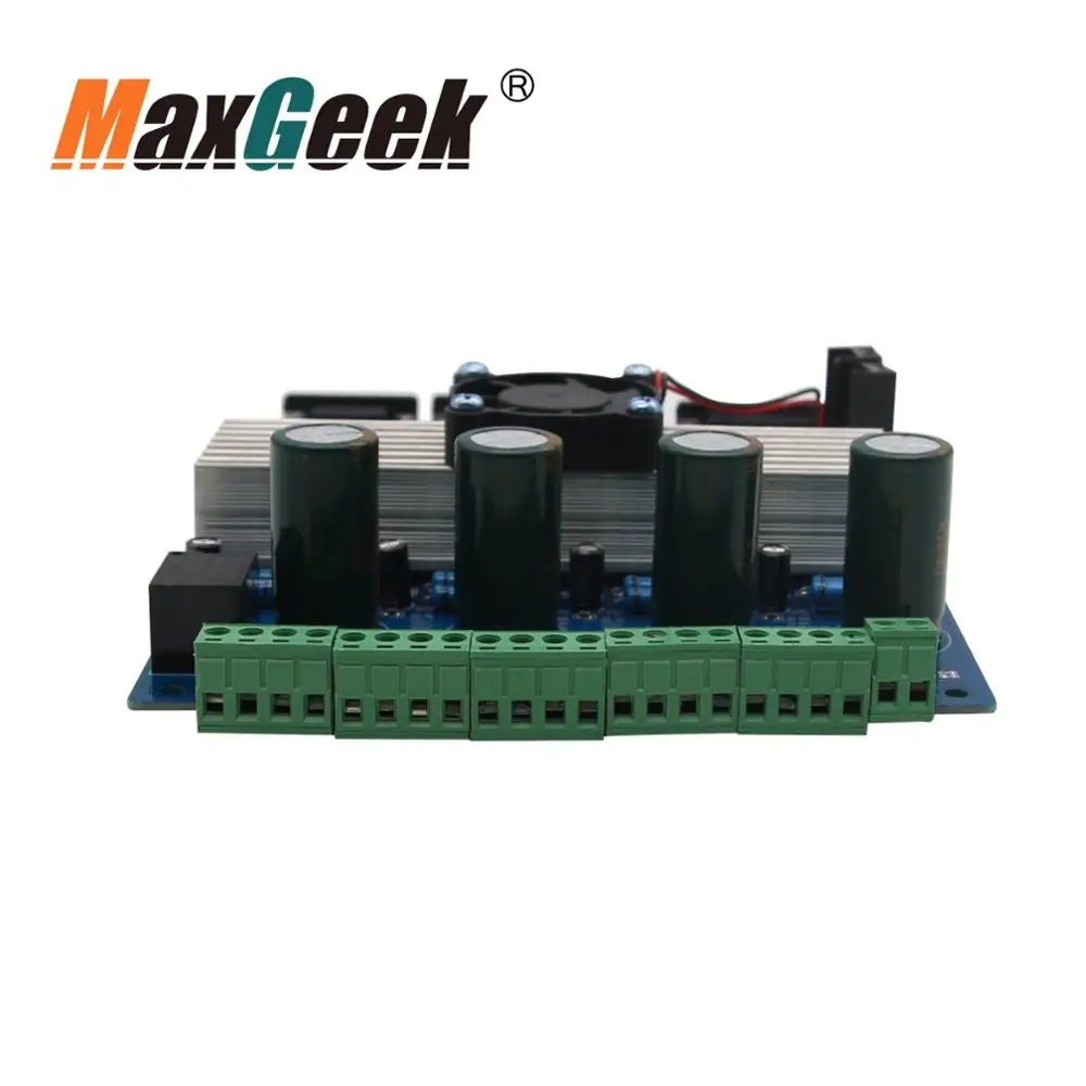 Maxgeek 3 оси/4 оси TB6560 Драйвер шагового двигателя Mach3 контроллер ЧПУ 4 гравер плата