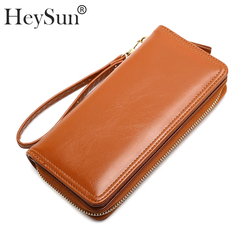 2019 Fashion Wallets Women Long Split Leather Wallet Phone Pouch Zipper Purse Clutch Coin Classic Card Holders | Багаж и сумки