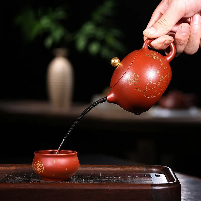 Yixing рекомендуется чайный бутик кунг-фу Исин Пэн-фэй дай фиолетовый песчаный