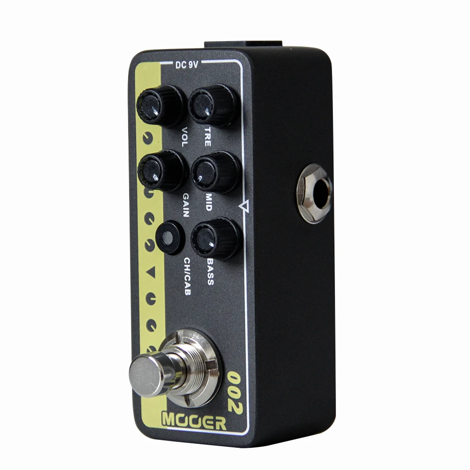 Mooer 002 UK Gold 900 High quality dual channel preamp 2 different modes for footswitch operation guitar effect | Спорт и