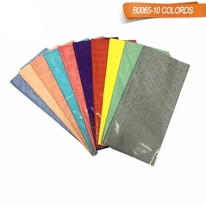 Чистый комплект фиолетового цвета в африканском стиле Базен кружевной ткани Getzner