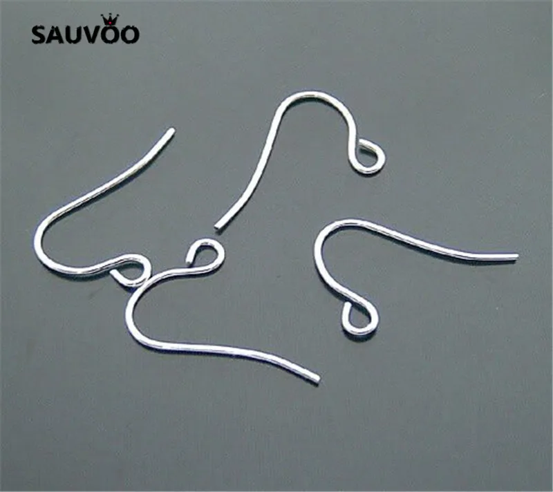 SAUVOO 200pcs/lot Antique Bronze/Gold/Silver Color Earring Hooks French Ear Wires for DIY Earrings Jewelry Making Findings | Украшения и