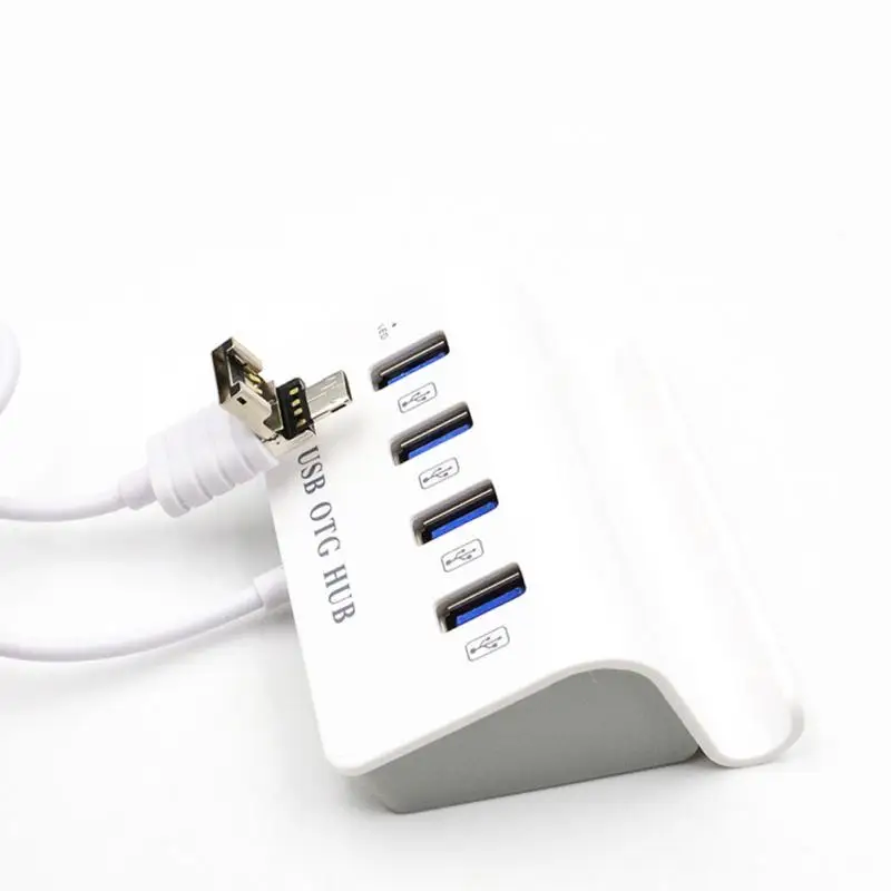 Для IMac ноутбук держатель телефона USB Hub адаптер компактный Мощность 4 Порты и
