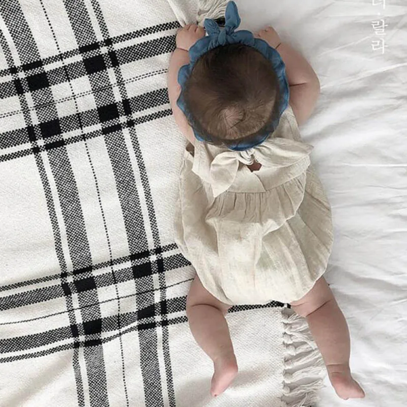 Комбинезоны для маленьких девочек Летние Стильные мальчиков комбинезон без