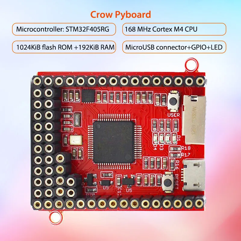 Электронная основная плата ворона Pyboard микроконтроллер макетная микропитона stm32