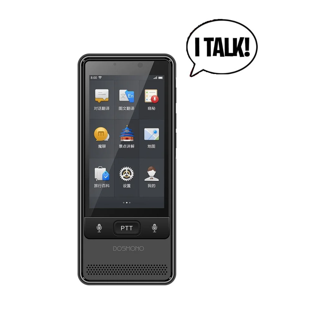 

DOSMONO Translator Device 32 Languages Translation English to Korean Chinese Spanish Italian Deutsch Polish Vietnamese