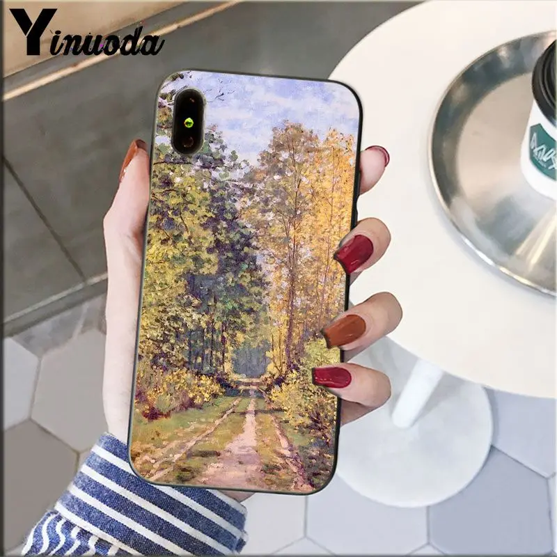 Yinuoda Клода Мона импрессионизма художника чехол для телефона для Apple iPhone 8 7 6 6S Plus X XS MAX 5 5S SE XR Чехол для мобильного телефона s