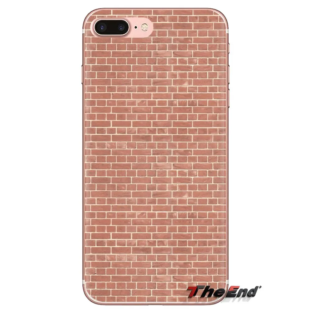 Кирпичные обои мягкие прозрачные чехлы Чехлы для iPod Touch Apple iPhone 4 4S 5 5S SE 5C 6 6S 7 8 X XR XS
