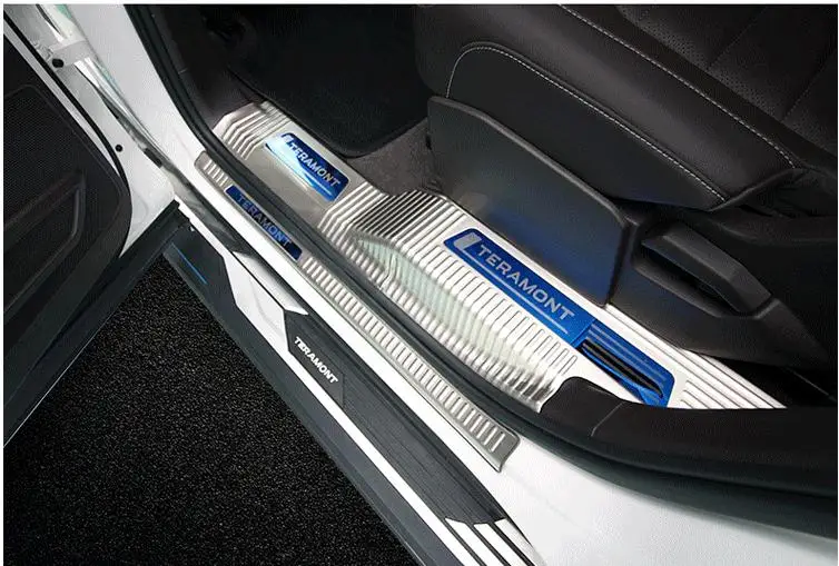 Для Teramont/Atlas doorsill Добро пожаловать на заднюю панель специальное защитное
