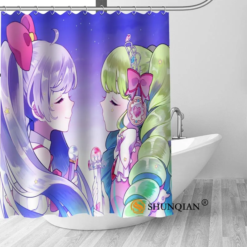 Новинка PriPara аниме занавеска для душа украшения для ванной комнаты для дома водонепроницаемая ткань Шторки для ванной занавес A18.1.3 - Цвет: 18