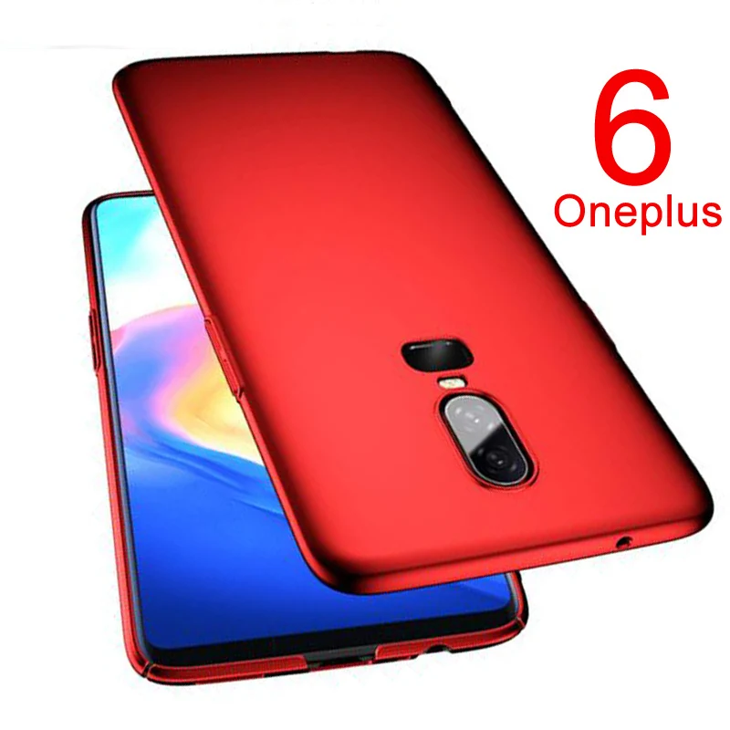 Oneplus 6 Hard Pc Case 1 + Ultra Thin Bumper Cover on One Plus Six A6000 Matte Coque 6.28 Inch Capa Fundas | Мобильные телефоны и