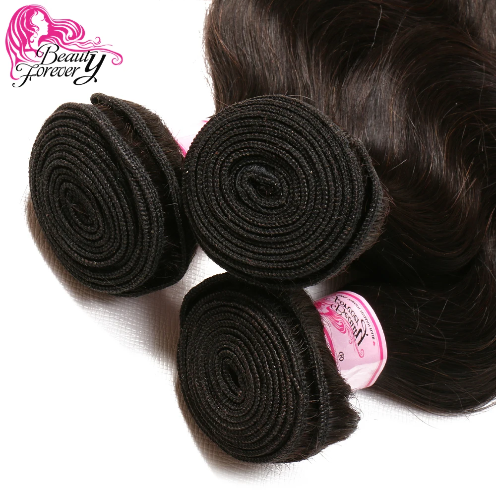 Beauty forever Body Wave плетение волос в индейском стиле Remy человеческие волосы переплетения пучки натуральный цвет 8-30 дюймов