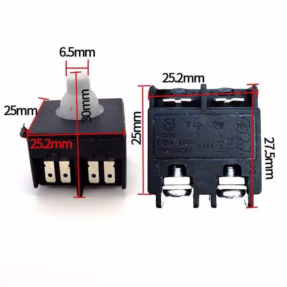 Фото GWS750 GWS9 GWS900 переключатель вкл/выкл, запасные части для BOSCH GWS 750-100/125 900-100 115 125 маленькая угловая шлифовальная машина №2