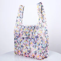 folding shopping bag large nylon bags thick bag foldable waterproof ripstop shoulder bag handbag