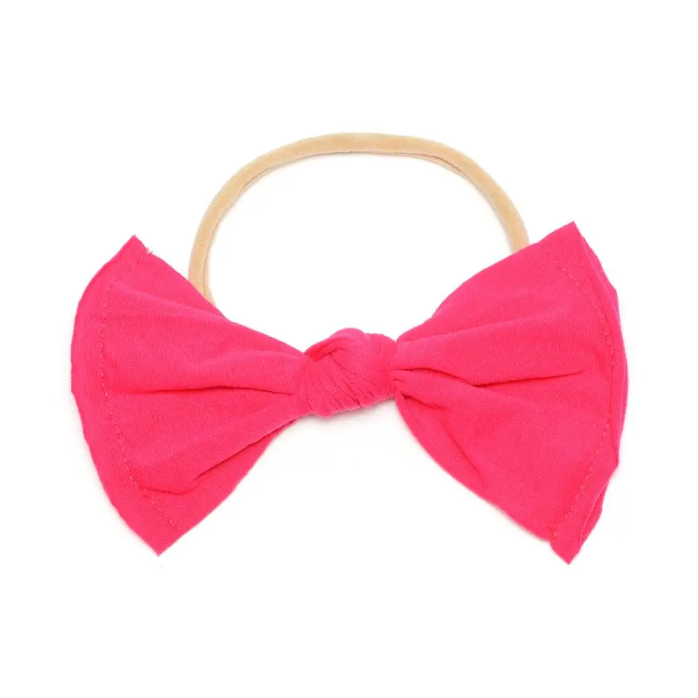 Baby Bow Headband Knotted Bows Newborn Hair Bands Infants Headwear accessories for Girls 27 Colors JFNY130 | Детская одежда и