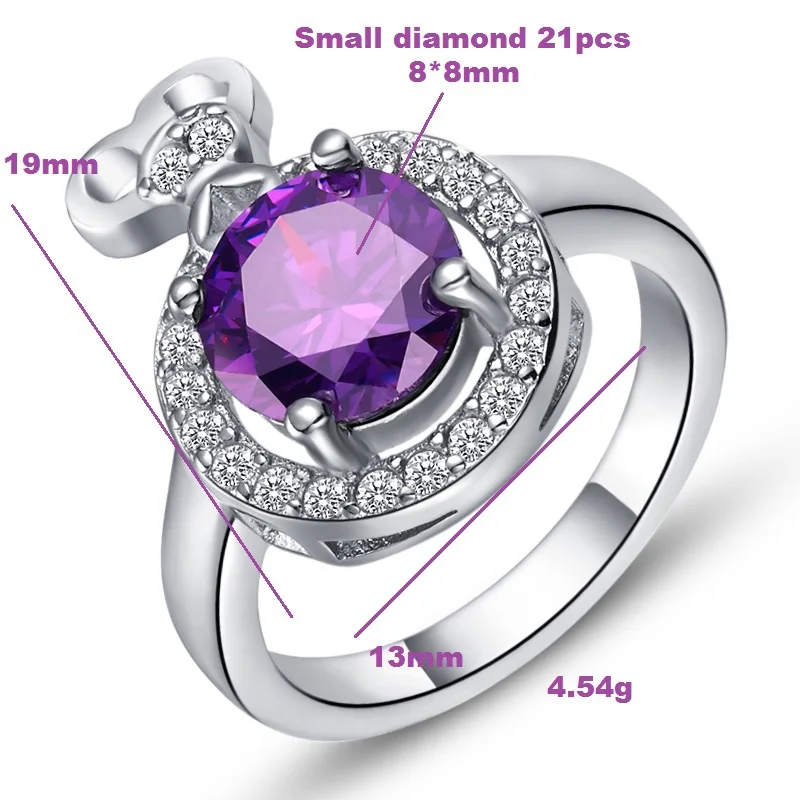 Уникальное женское фантазийное ювелирное изделие посеребренные кольца для