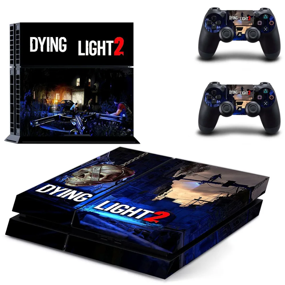 PS4 наклейки на контроллер play station 4 skin for Dying Light 2 дизайн виниловые для приставки