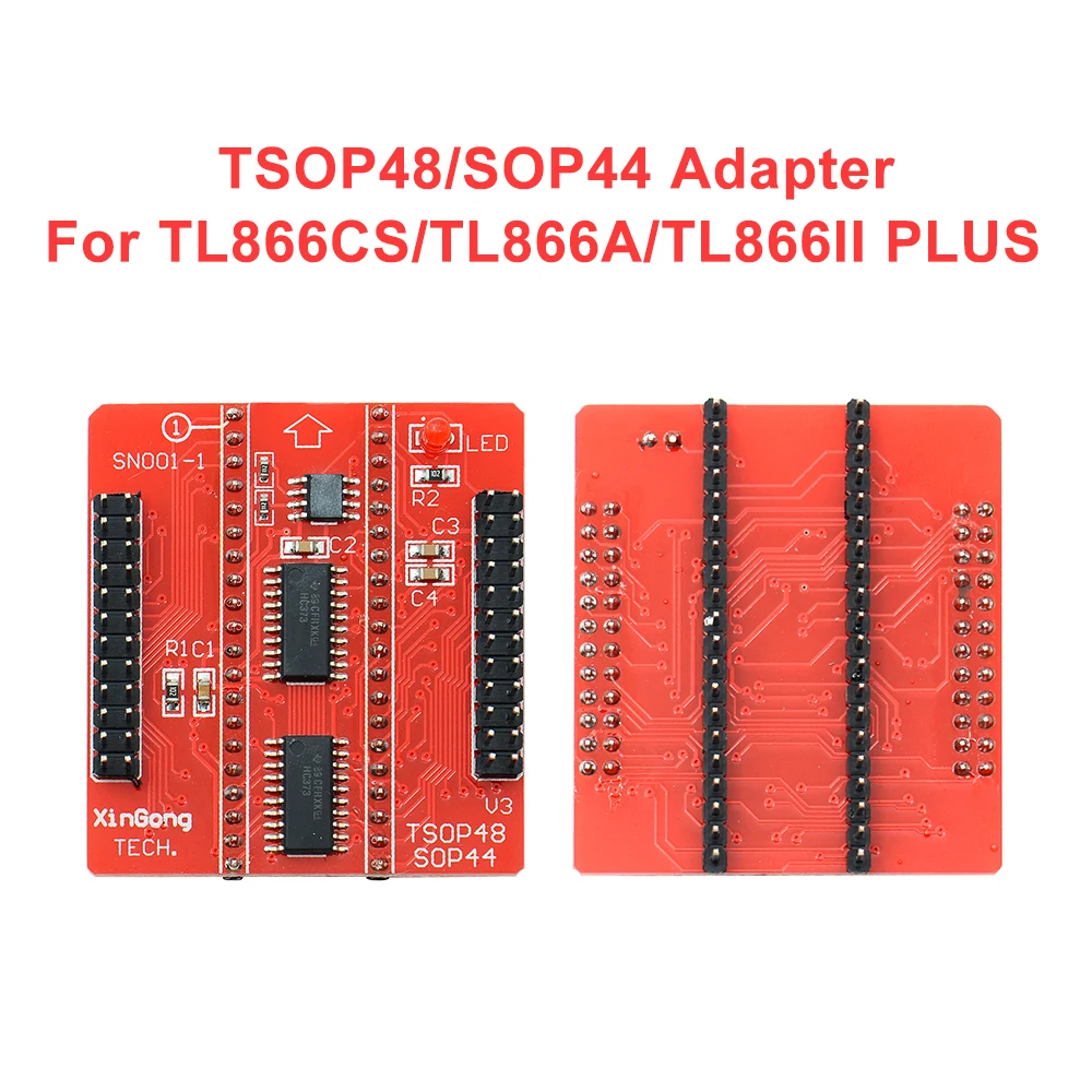 Оригинальный новый комплект адаптеров SOP44 TSOP48 ZIF только для MiniPro TL866 TL866A TL866CS
