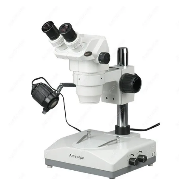 Микроскоп с максимальным увеличением амскоп двумя лампами 3 5x 90X|zoom microscope|microscope