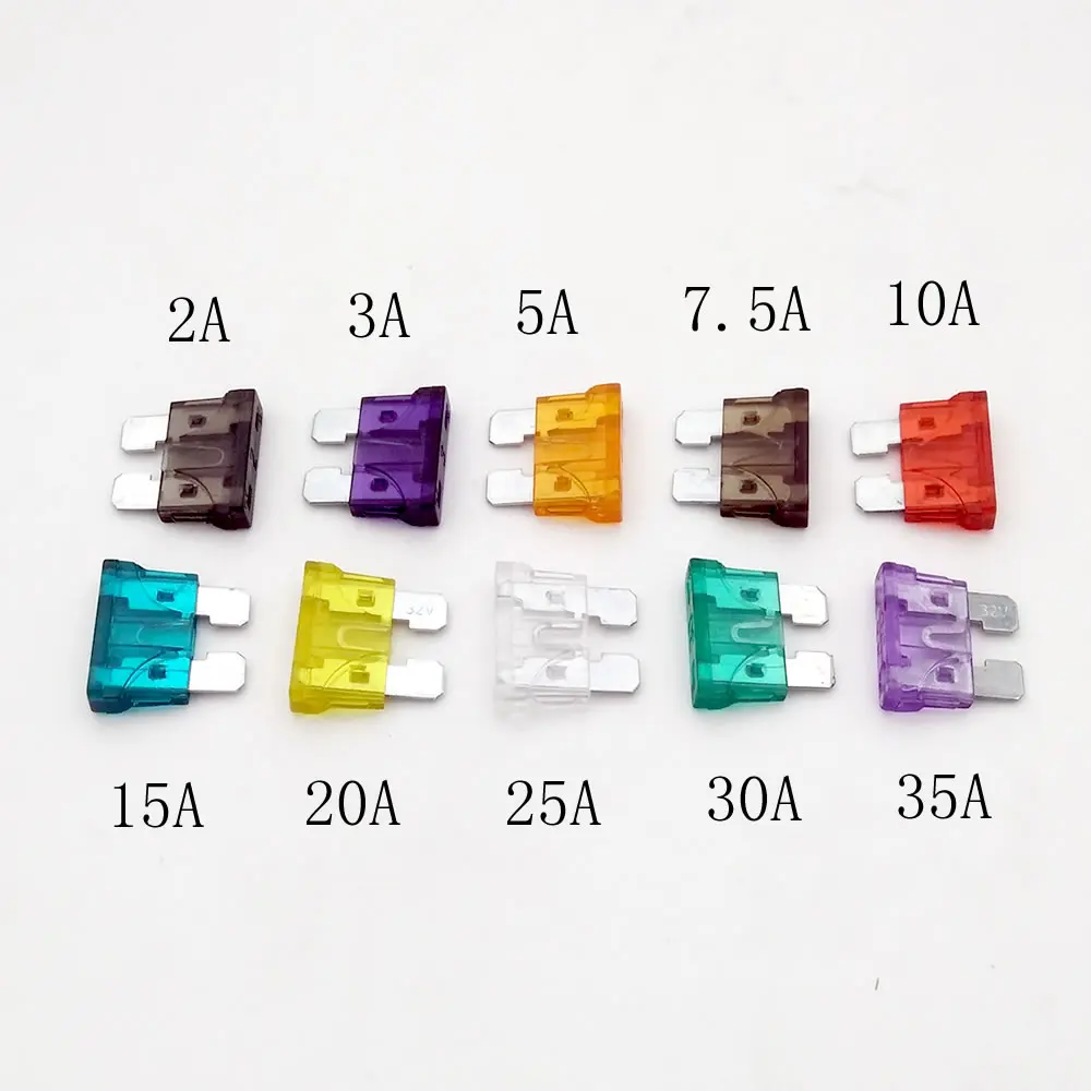 Блок предохранителей автомобильный Стандартный Средний 100 шт. блок