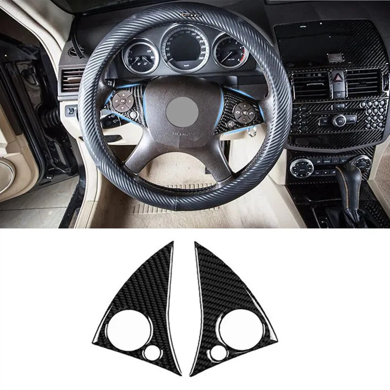 Пуговицы на руль декоративная рамка отделка для Mercedes Benz C class W204 2007 2010
