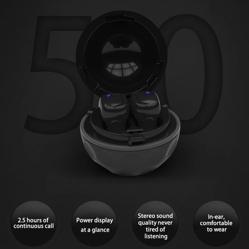T3 беспроводные Bluetooth наушники водонепроницаемые IPX7 Беспроводная зарядка Bluetooth5.0