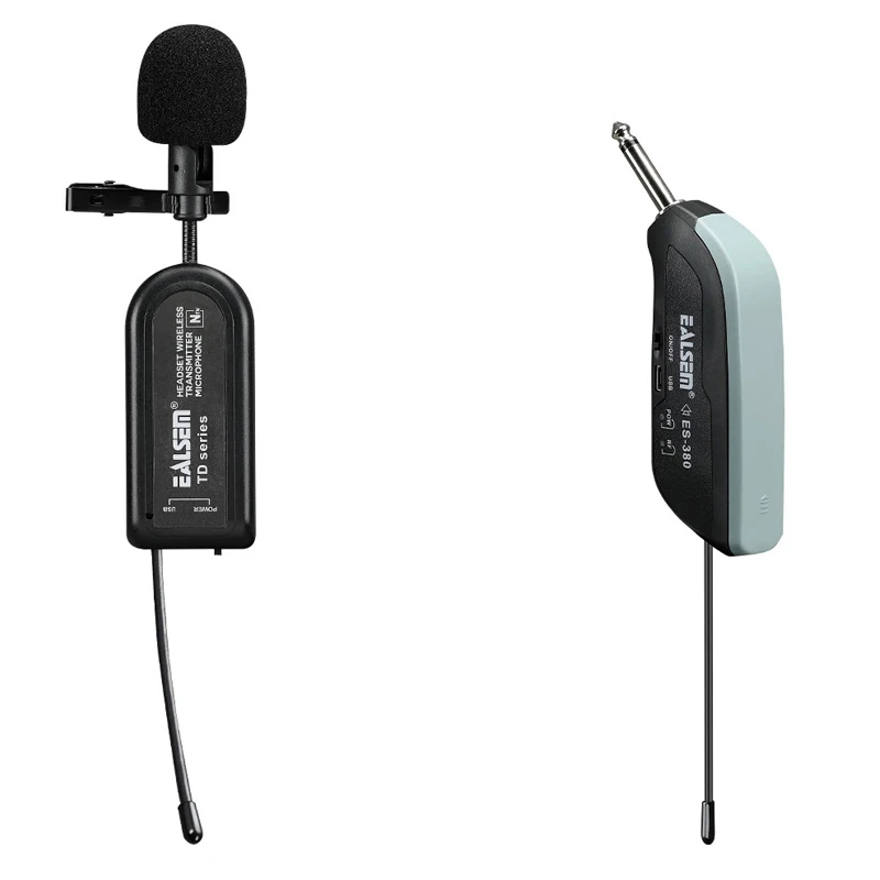 ES-380T беспроводной конденсаторный портативный микрофон для ноутбука мини