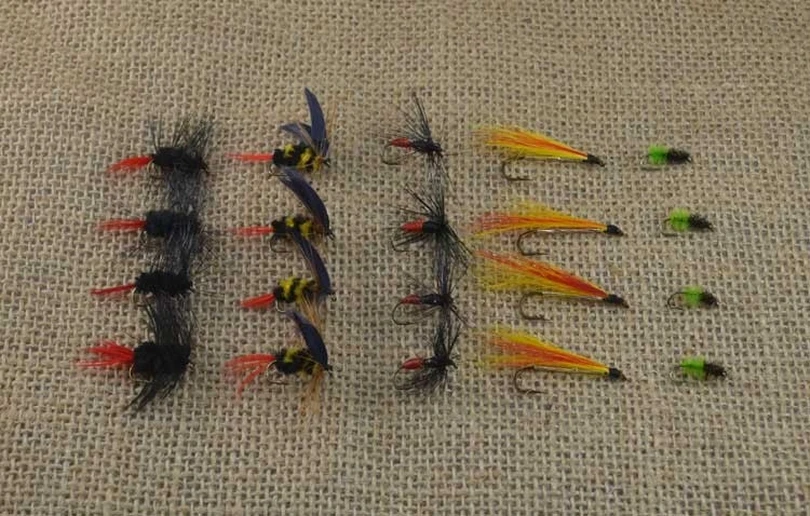 Супер предложение MNFT! 40 шт. рыболовные мушки форели лососевые снасти с сухим