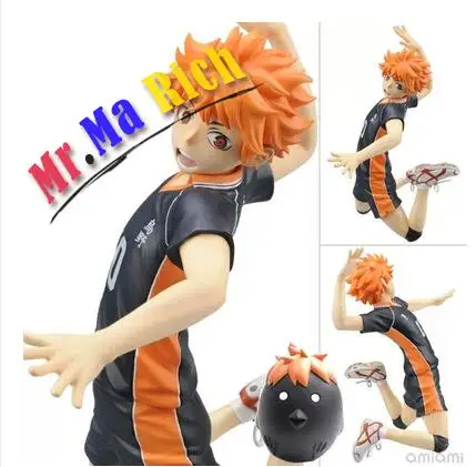 17 см Haikyuu! Hinata Syouyou 1/8 весы Фигурки ПВХ Brinquedos Коллекция игрушки для Рождественский