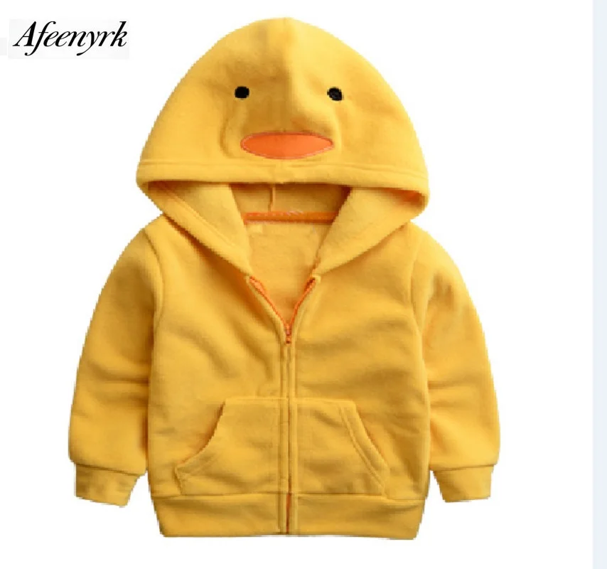 Детская флисовая куртка с капюшоном и динозавром для мальчиков девочек осенняя