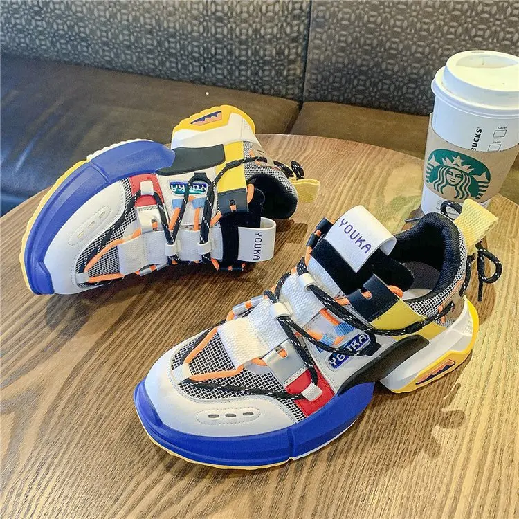 New Chunky Fashion Sneakers Platform Women Thick Sole Ladies Female Chunky Shoes Women Casual Vulcanize Platform Sneakers