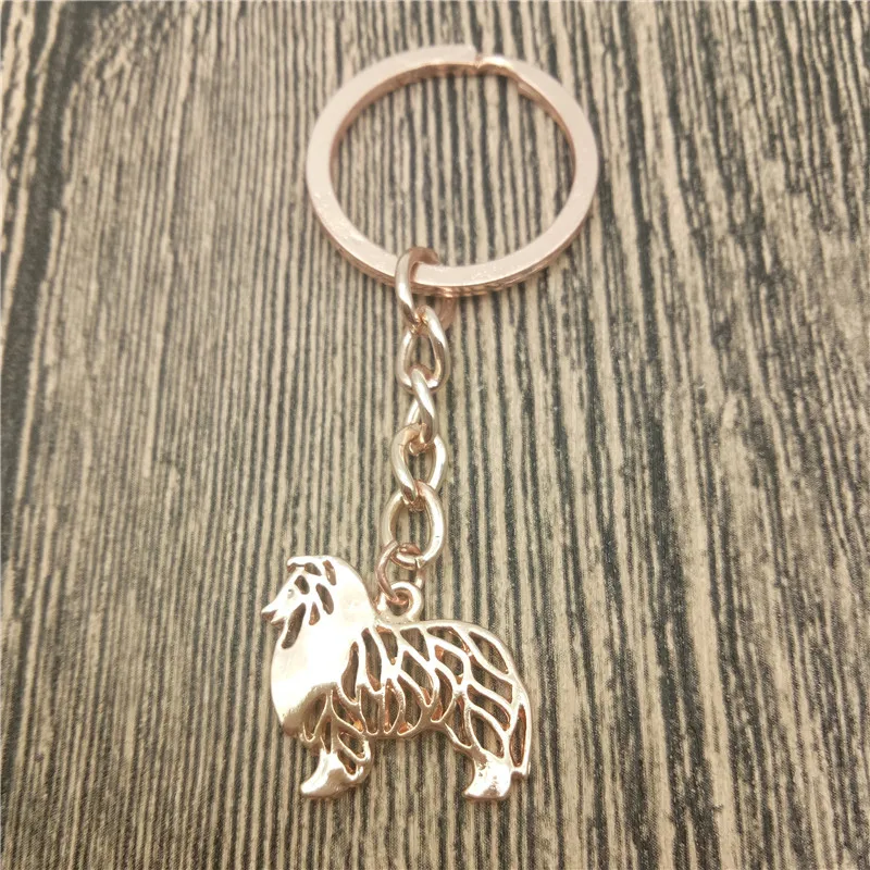 Брелок для ключей колли Модная бижутерия домашних питомцев женщин и мужчин |
