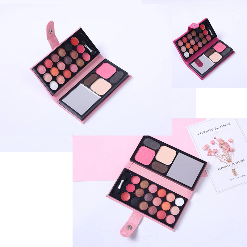 Тени для век Палитра матовые и мерцающие тени профессиональный макияж полностью