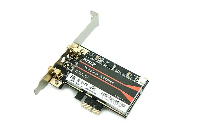 WTXUP для Broadcom BCM43224 802.11a/b/g/n 600 Мбит/с беспроводной PCI-E WiFi адаптер PCI Express настольный
