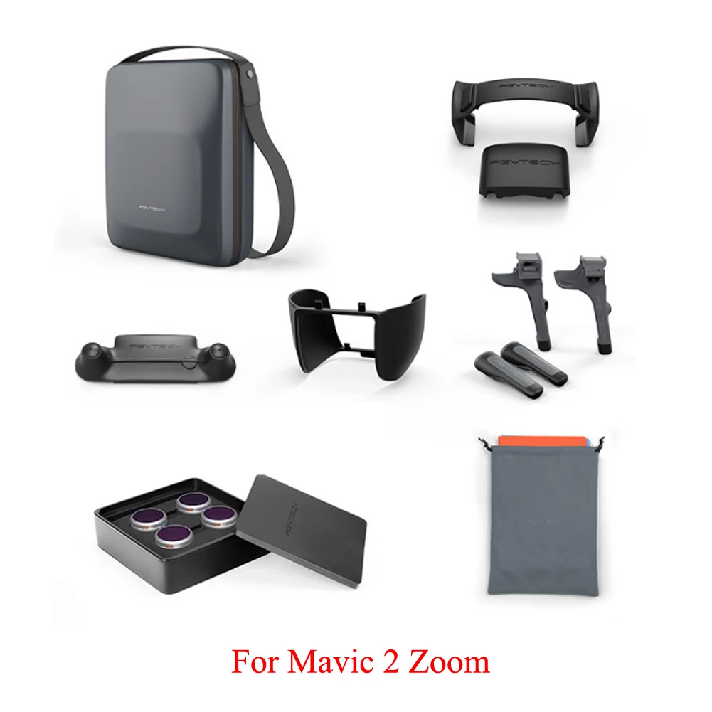 PGYTECH аксессуары комбо для MAVIC 2 Zoom чехол переноски пропеллера/контрольная палка