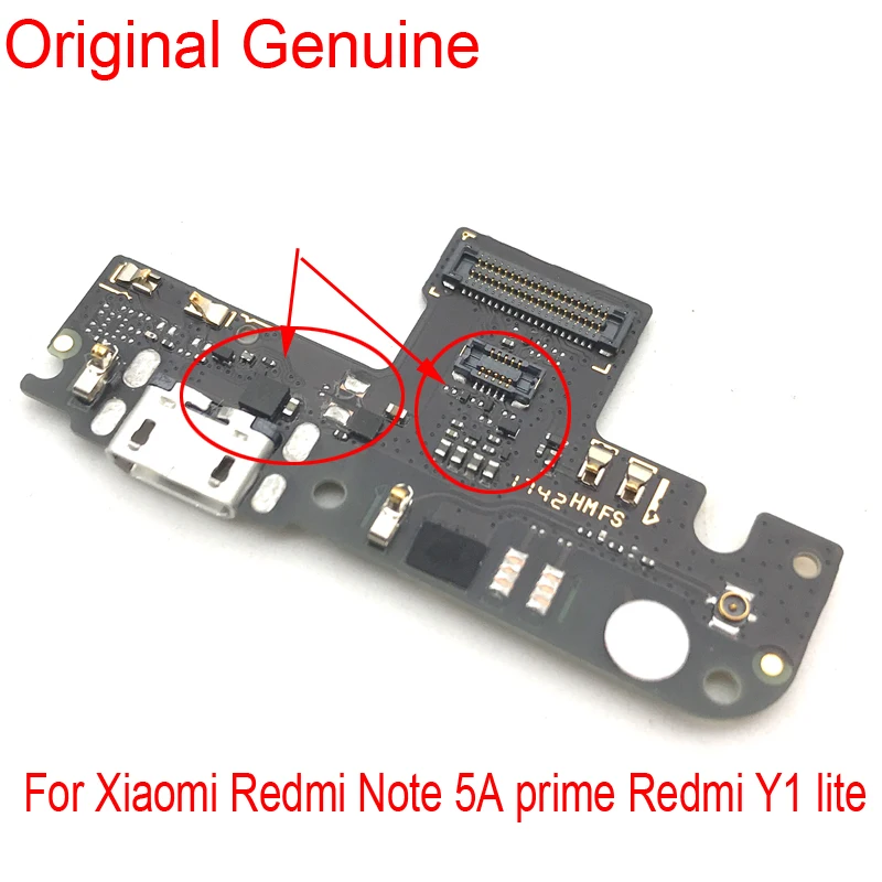 Плата подключения док станции для зарядки Xiaomi Redmi Note 5A Prime Y1 гибкий кабель с usb
