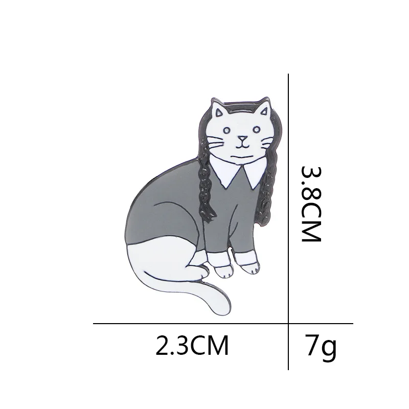 High Quality Cute Cartoon Kitten Brooch Backpack Denim Microstamp Friend Gift Wholesale | Украшения и аксессуары