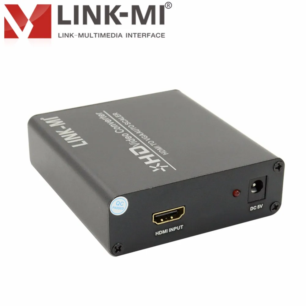 Фото LINK-MI HV01 HDMI к VGA Авто скалер HD видео конвертер с аудио Выход для HD ТВ CRT/ЖК-дисплей СВЕТОДИОДНЫЙ Проектор Монитор до 1080p №2