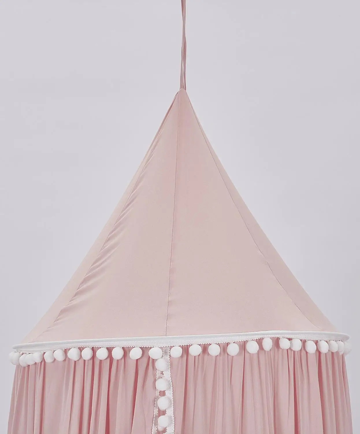 

Pompoms Cotton Play House Tents for Kids Canopy Bed Curtain Baby Hanging Tent Crib Children Room Decor Round Dome Mosquito Net