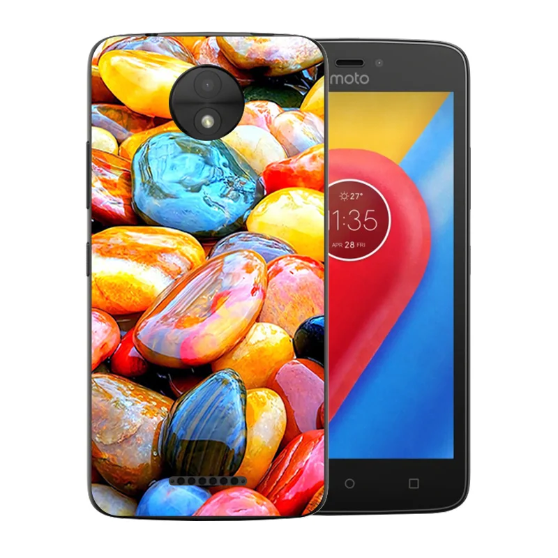 Чехол для Motorola MotoC 5 дюймов TPU силиконовый чехол XT1750 мягкий прозрачный защитный |