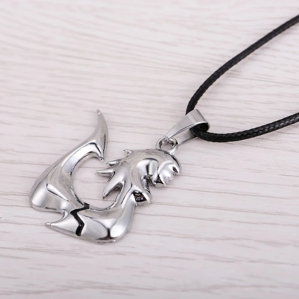 Женское Ожерелье из металлического сплава с подвеской в виде сказочного хвоста