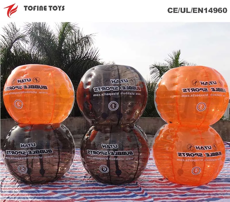 

Buddy zorb ball / bubble football ball / bubble soccer suits(6pcs 1.2m in a lot)